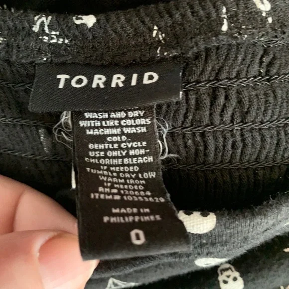 Skull & Diamonds Babydoll Tank Torrid Y2K Punk - Picture 8 of 13